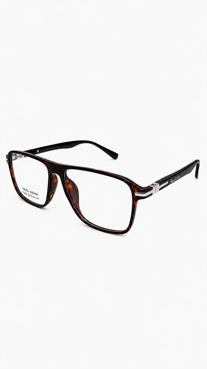 Armação de Óculos de Grau Masculina Retangular em Nylon 7666 Haus & Co.