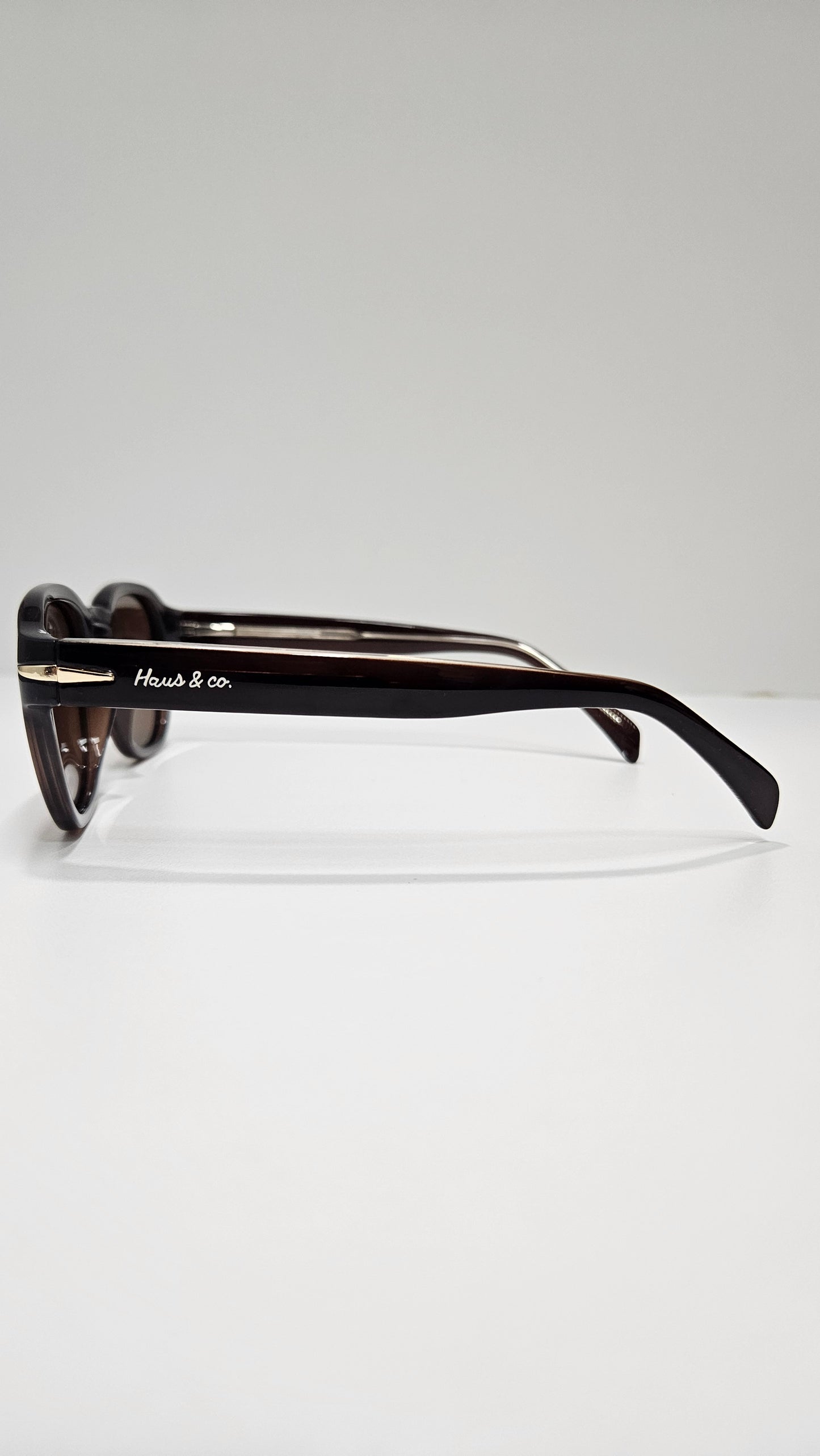 Óculos de Sol Masculino Quadrado em Acetato com Lente Marrom