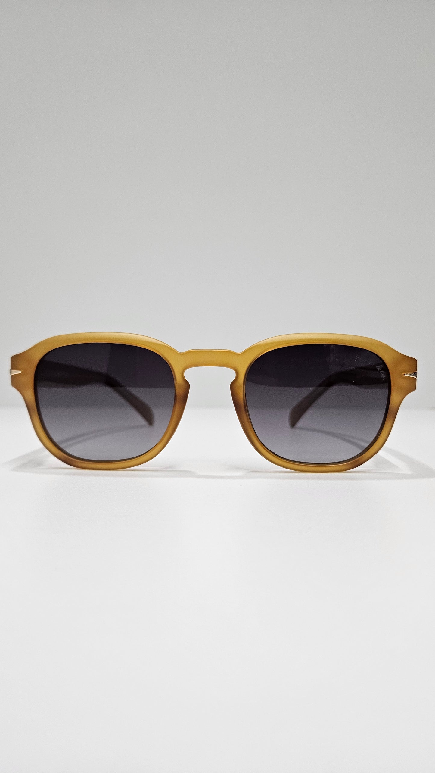 Óculos de Sol Masculino Quadrado em Acetato com Lente Marrom