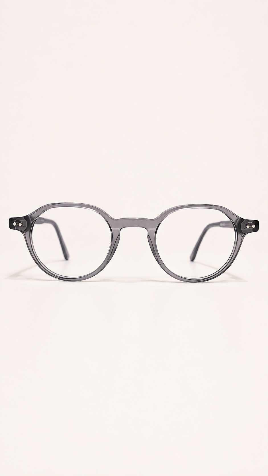 Armação de Óculos de Grau Masculina Redonda em Acetato Haus & Co LH1079