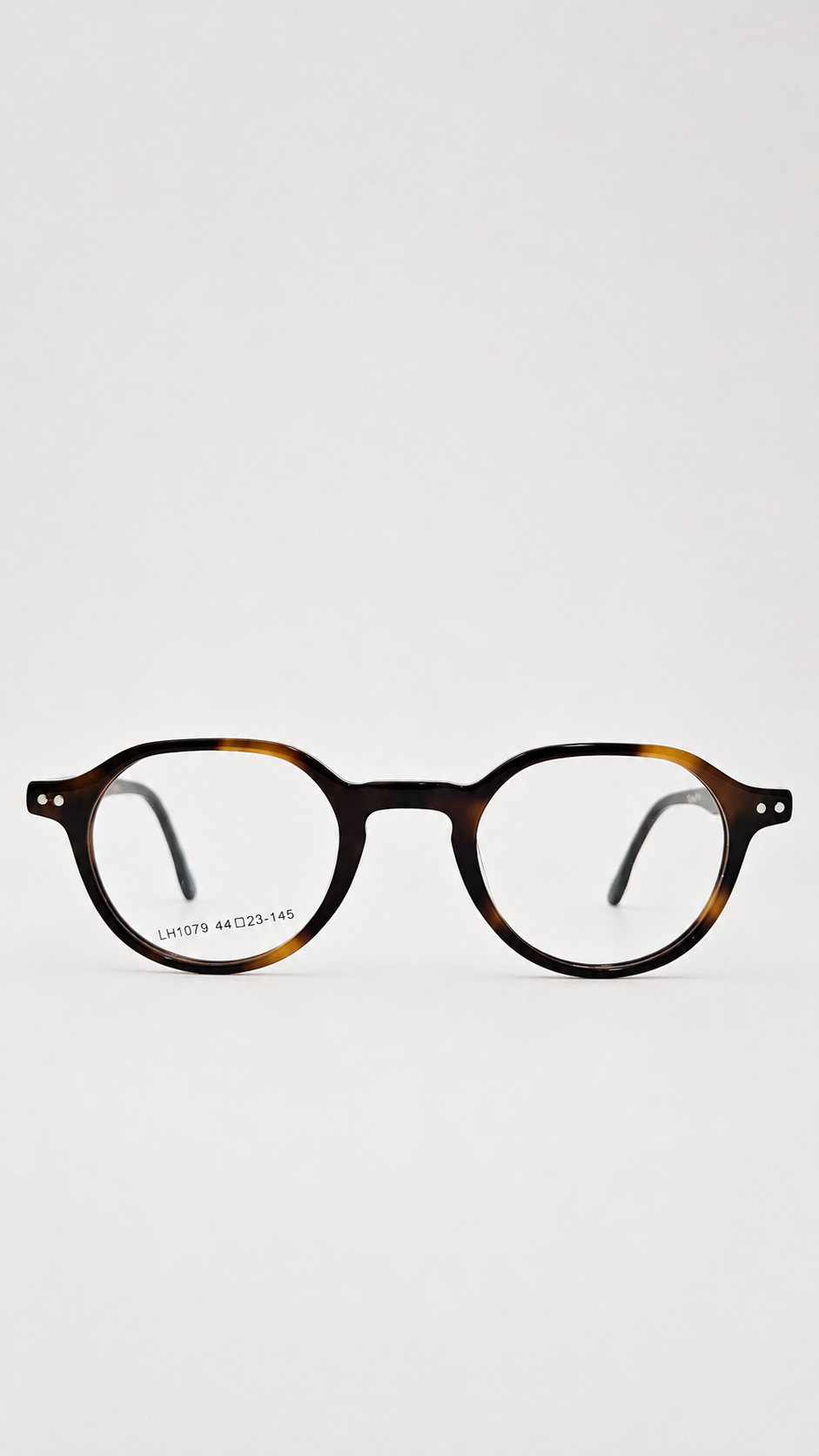 Armação de Óculos de Grau Masculina Redonda em Acetato Haus & Co LH1079