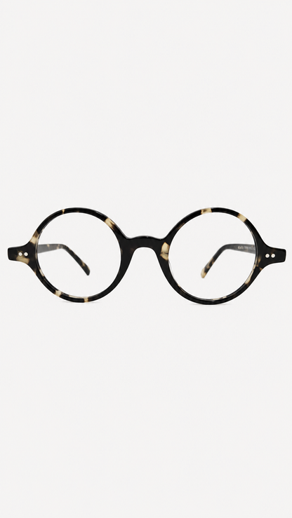 Armação de Óculos de Grau Masculina Redonda em Acetato MC3783