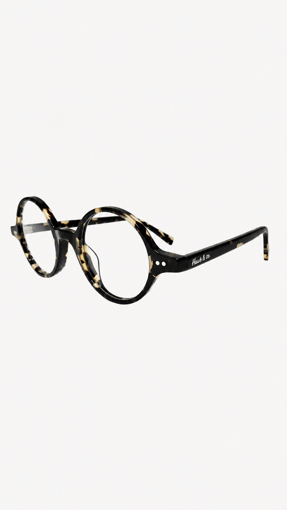 Armação de Óculos de Grau Masculina Redonda em Acetato MC3783