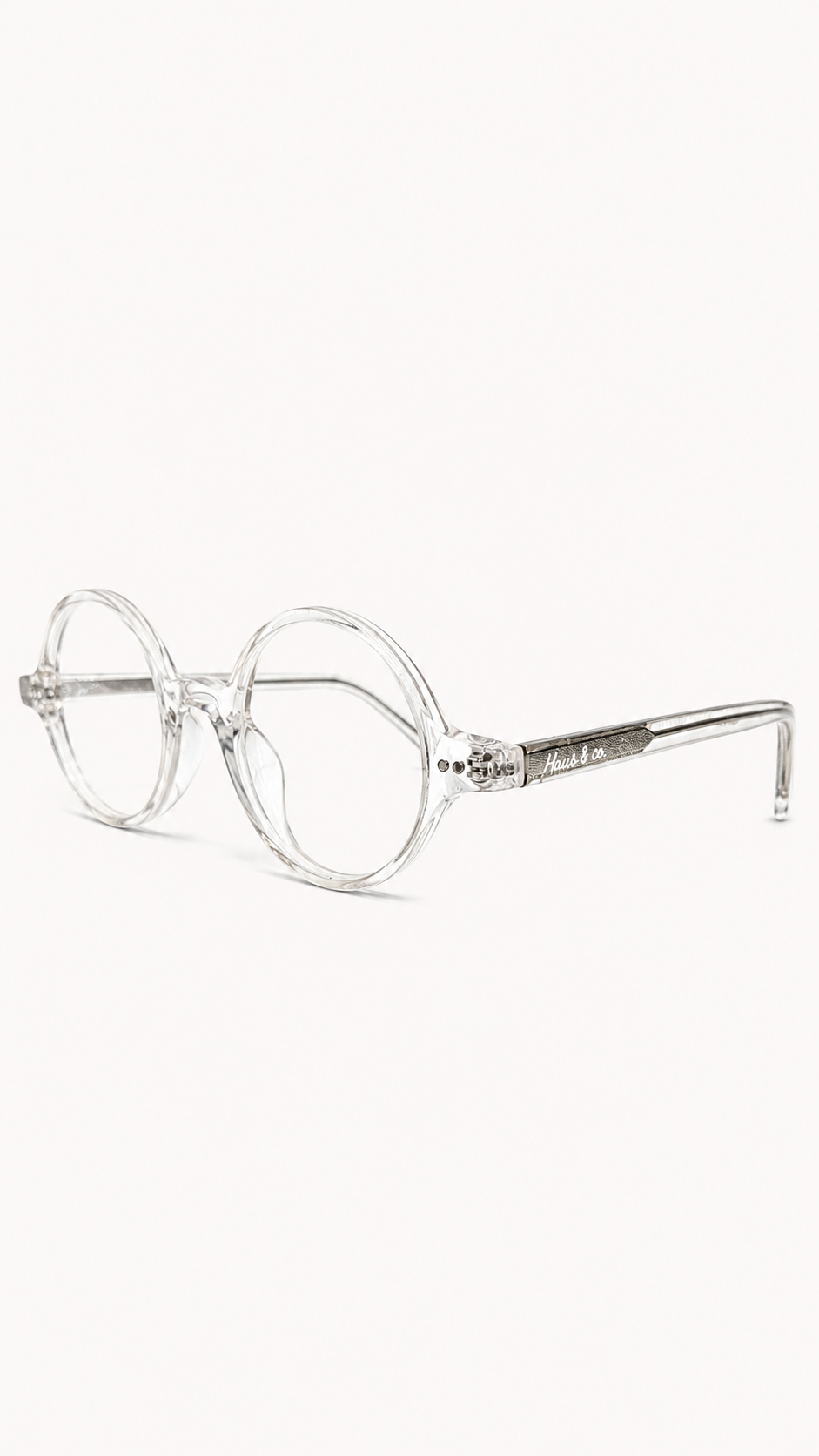 Armação de Óculos de Grau Masculina Redonda em Acetato MC3783