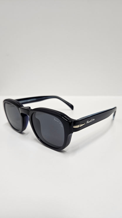 Armação Masculina Clip On Quadrado em Nylon com Clip Solar