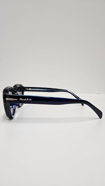 Armação Masculina Clip On Quadrado em Nylon com Clip Solar