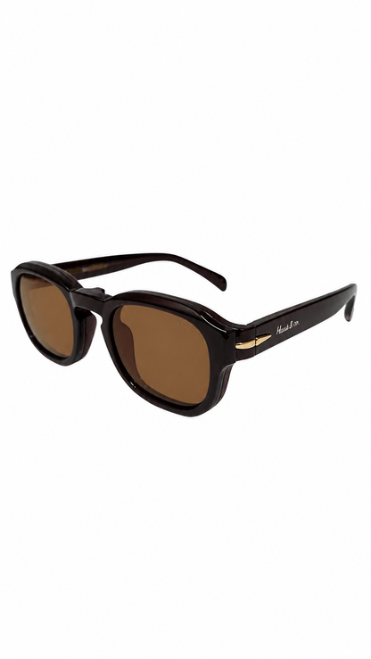 Armação Masculina Clip On Quadrado em Nylon com Clip Solar