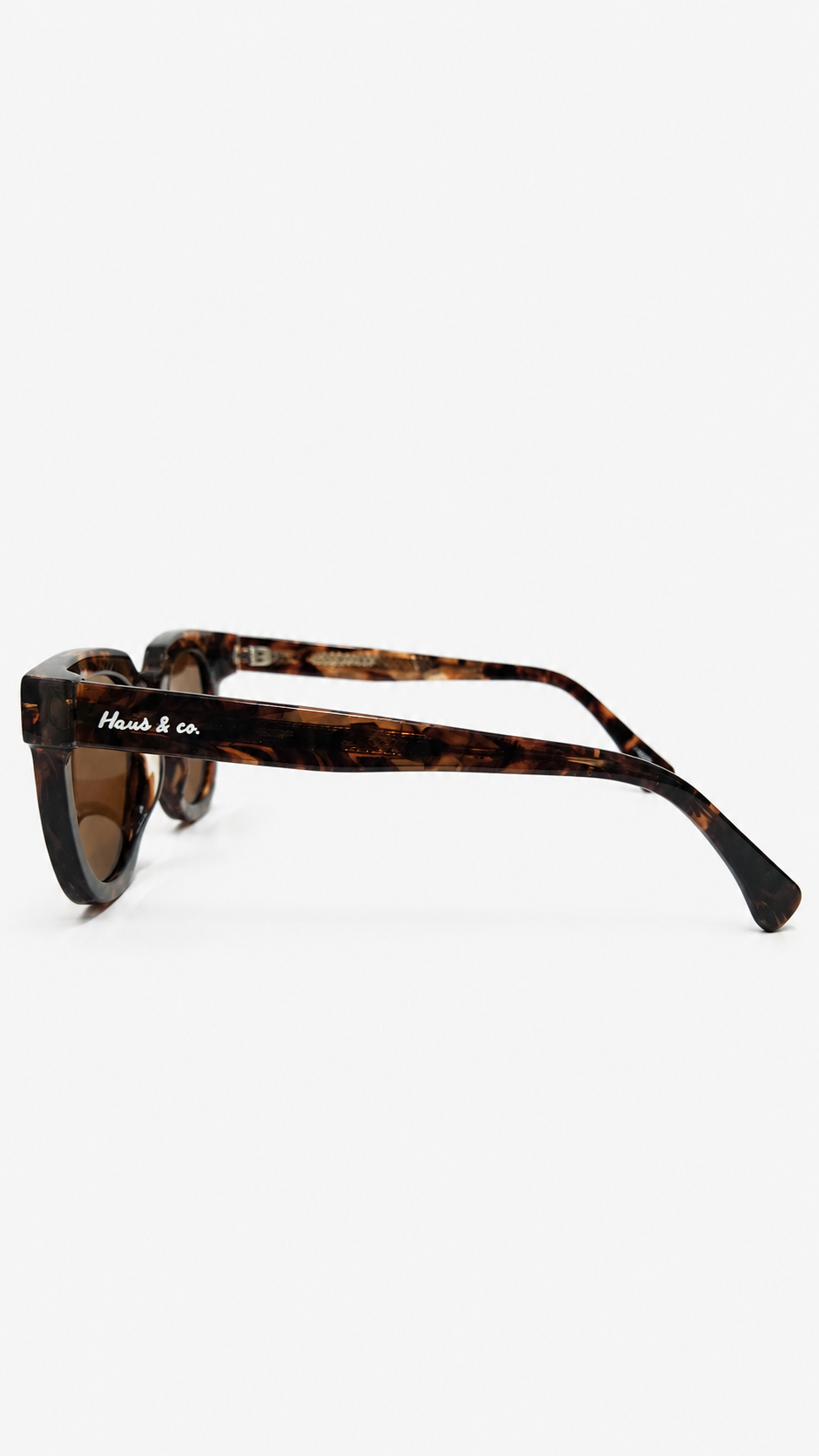 Óculos de Sol Feminino Tartaruga com Lente Marrom